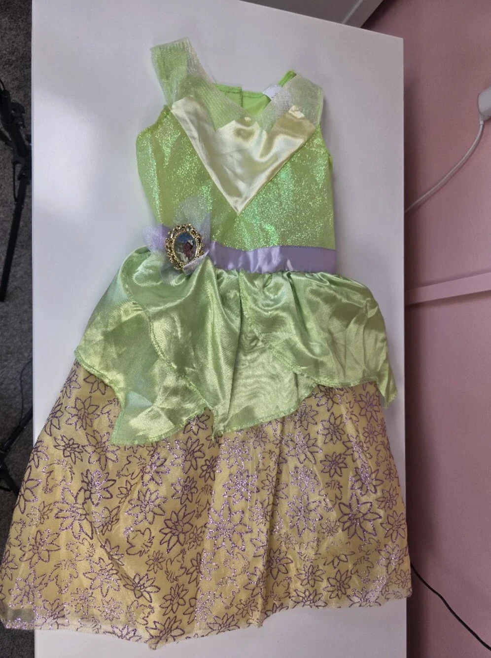 Disney Princess Tiana Dress Costume Girls 4-6X